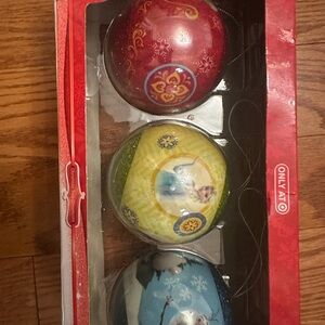 Disney Frozen ornament set of 3